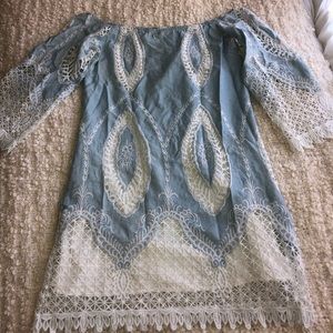 Off the Shoulder Lace Dress